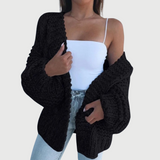 Eleanor – Cárdigan de Punto Grueso con Corte Relajado