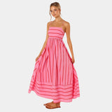 Rosa - Vestido Casual a Rayas